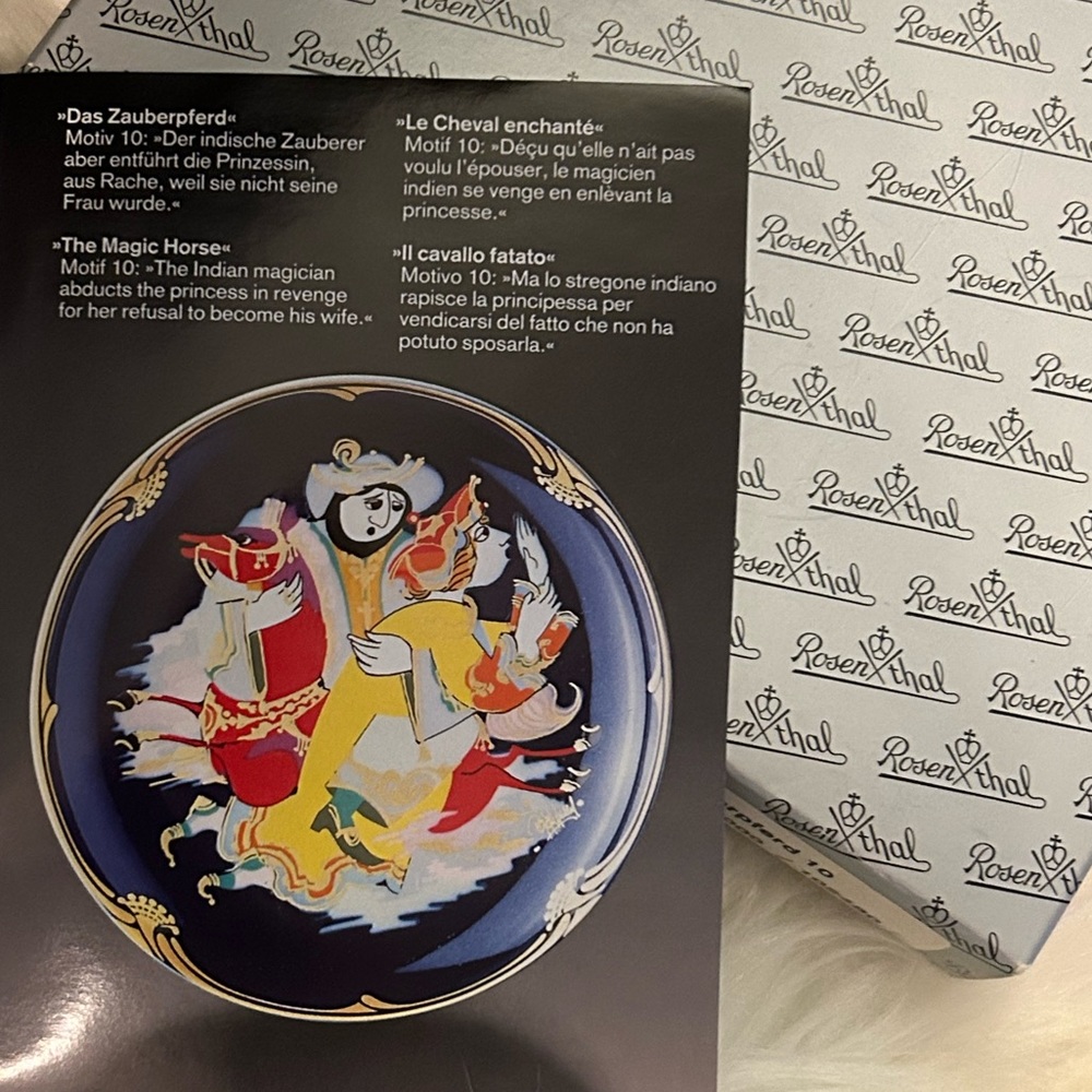 Rosenthal The Magic Horse #10 Collector’s Plate - Picture 7 of 8